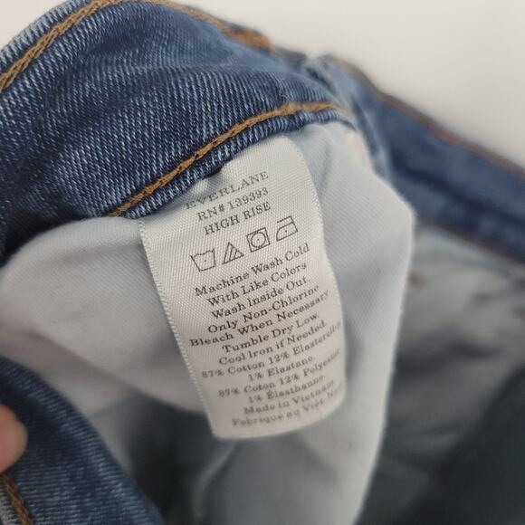 Everlane High Rise Skinny Jeans 28 - Picture 8 of 9